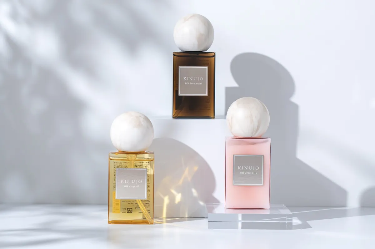 3種類のSilk dropヘアケア製品