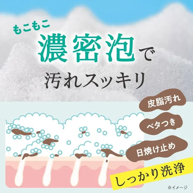 ボディーソープの洗浄メカニズム図解
