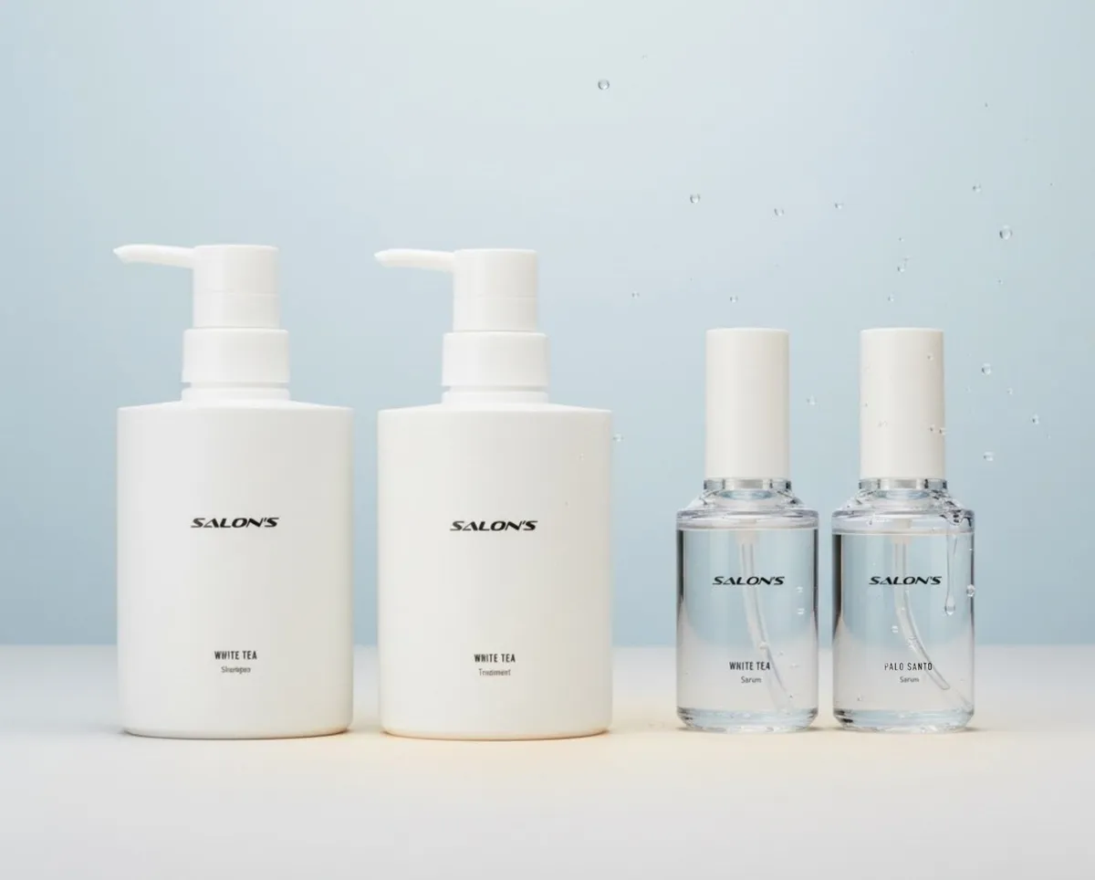 SALON’Sのシャンプー、トリートメント、セラムのラインナップ
