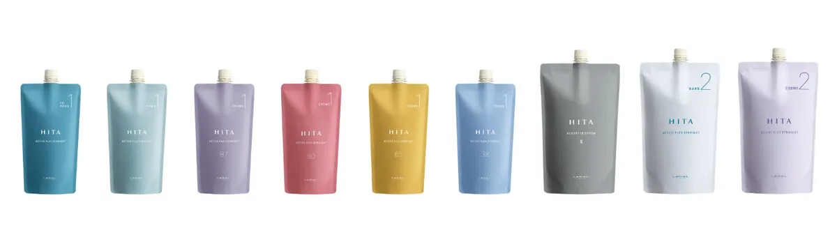 HITAシリーズの様々なストレート料が並んだ全ラインナップ