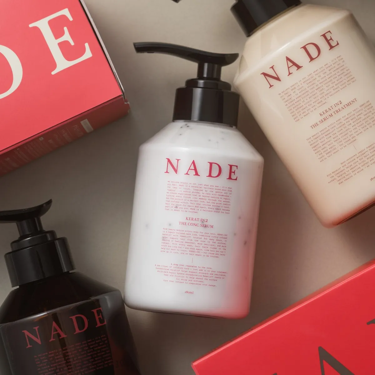 NADEのパッケージとボトル