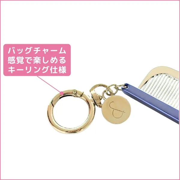バッグに取り付け可能なキーリング部分のアップ