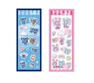 エンジェルブルーとメゾピアノのオリジナルぷっくりシール