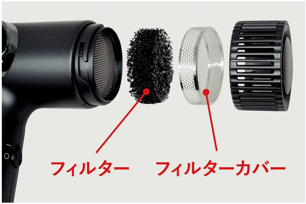 取り外し可能なフィルター構造