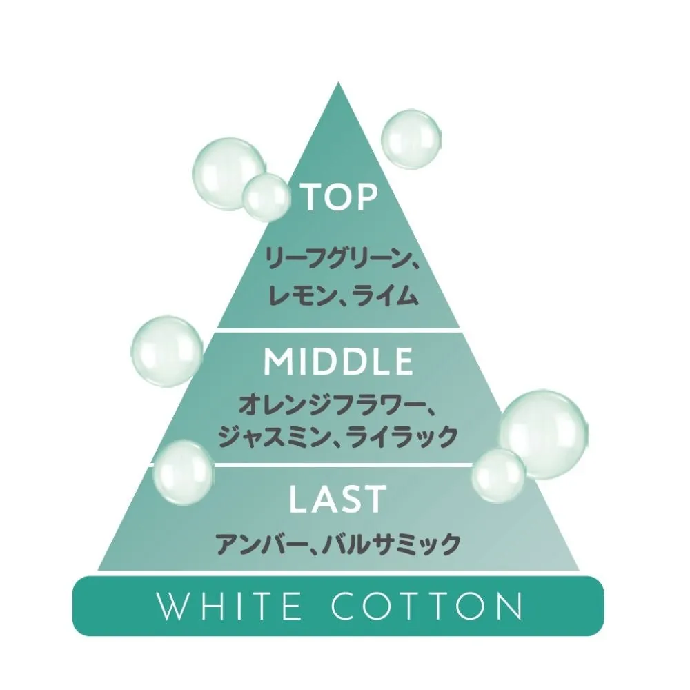 ホワイトコットンの香りのフレグランスピラミッド