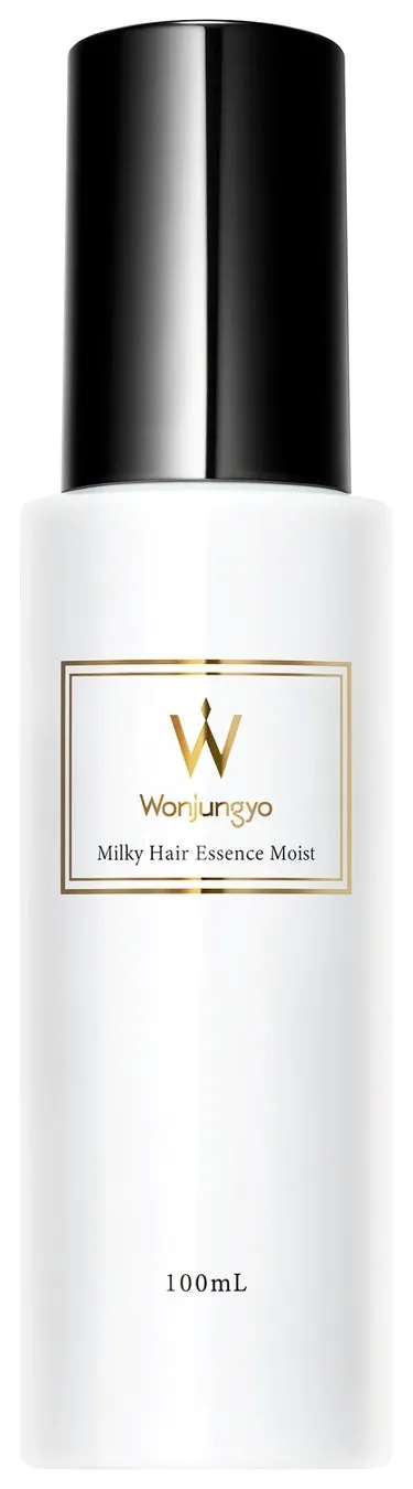 ウォンジョンヨ ミルキーヘアエッセンス モイストのボトル